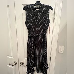 Adorable black & white polka dot Nanette Lepore dress, NWT